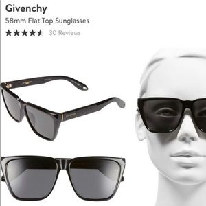 GIVENCHY FLAT TOP GLASSES 58mm